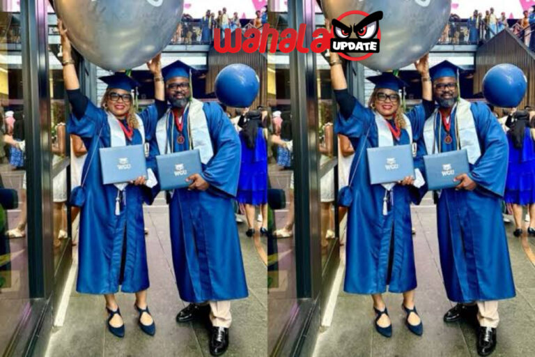 Daniel Ademinokan, ex-husband, earns BSc with new wife