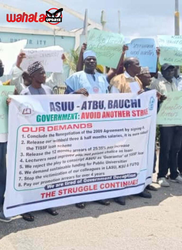 ASUU-ATBU Bauchi Issues Stark Warning to Federal Government