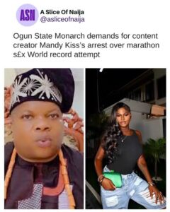 Mandy Kiss's GWR stunt sparks royal arrest demand