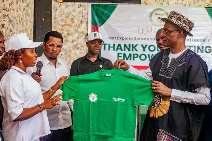 Comr. Nnyenime Ignites Student Power and Purpose at Akwa Ibom North West Senatorial District Empowerment Convergence