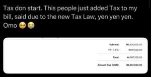 Tax Don Start: Influencer Raye Laments Over VAT On Purchases