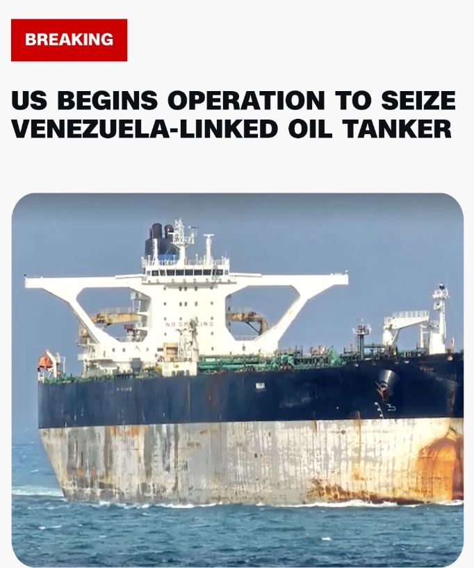 BREAKING: U.S. Seizes Russian Oil Tanker Igniting Tensions BREAKING: U.S. Seizes Russian Oil Tanker Igniting Tensions