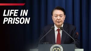 rmer South Korean president Yoon Suk Yeol has been sentenced to life imprisonment