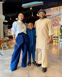 Tonto Dikeh Reunite Child with Churchill